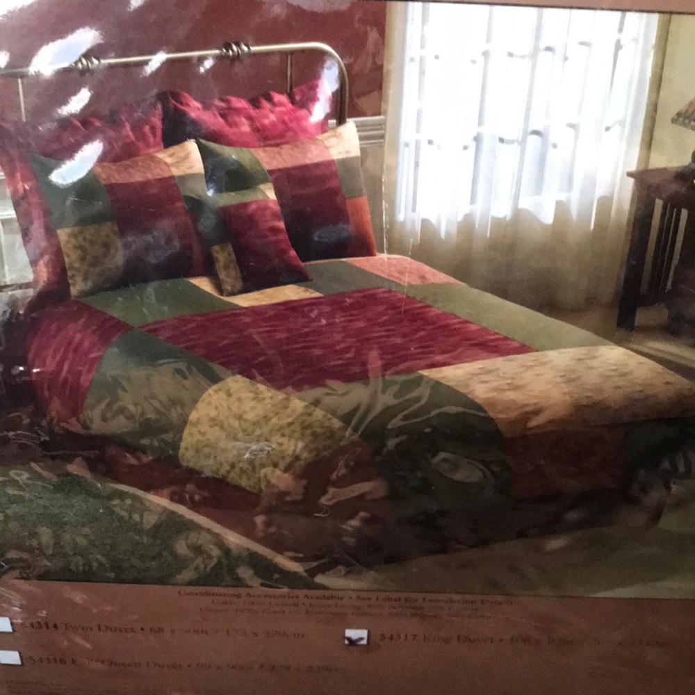Donna Sharp Southwest Square King Duvet with Shams Set